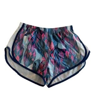 GUC Leg3nd Blue and Pink Patterned Athletic Running Shorts. Size M.